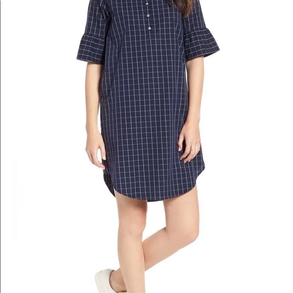 Scotch and Soda Womens check shirt dress Sz M